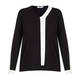 LUISA VIOLA V-NECK KNITTED TUNIC BLACK 