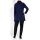 LUISA VIOLA KNITTED TUNIC WITH LACE INSERTS