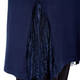 LUISA VIOLA KNITTED TUNIC WITH LACE INSERTS