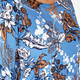 LUISA VIOLA FLORA PRINT SWEATER BLUE