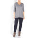 LUISA VIOLA JEWEL EMBELLISHED HOODY GREY 