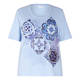 LUISA VIOLA COTTON TILE PRINT TOP 