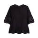 LUISA VIOLA COTTON TUNIC BLACK