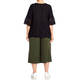 LUISA VIOLA COTTON TUNIC BLACK