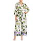 LUISA VIOLA PRINTED SATIN SHIRT KIWI