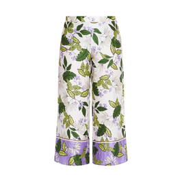 LUISA VIOLA PRINTED CULOTTE KIWI - Plus Size Collection