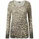 Krizia gold sheer Knitted Tunic