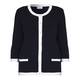 Marina Rinaldi black chanel style CARDIGAN