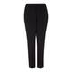 MARINA RINALDI BLACK PULL ON FRONT CREASE TROUSER 