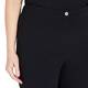 MARINA RINALDI ANKLE GRAZER FRONT CREASE TROUSER BLACK