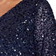 BEIGE LABEL SEQUIN DRESS NAVY