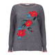 ELENA MIRO FLORAL INTARSIA SWEATER