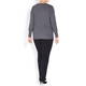 ELENA MIRO FLORAL INTARSIA SWEATER