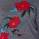 ELENA MIRO FLORAL INTARSIA SWEATER