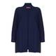 Marina Rinaldi LONG navy cotton blend CARDIGAN