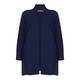 Marina Rinaldi LONG navy cotton blend CARDIGAN