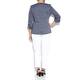 Marina Rinaldi Collarless navy and white JACKET