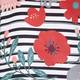 Marina Rinaldi stripe and floral print TOP
