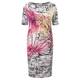 MUSETTI LARGE FLORAL PRINT JERSEY DRESS