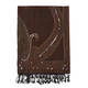 AHMADDY PURE WOOL SHAWL BROWN