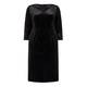 MARINA RINALDI BLACK SHIMMERING VELVET DRESS