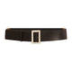 Marina Rinaldi Rhinestone Buckle Belt Black