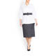 MARINA RINALDI BUCKLE BELT WIDE