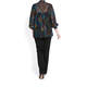 MARINA RINALDI PRINTED CHIFFON SHIRT