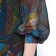 MARINA RINALDI PRINTED CHIFFON SHIRT