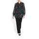 MARINA RINALDI PRINTED CHIFFON SHIRT