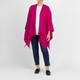 Marina Rinaldi Virgin Wool Cape Cyclamen 