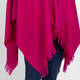 Marina Rinaldi Virgin Wool Cape Cyclamen 