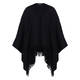 Marina Rinaldi Virgin Wool Cape Black