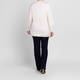 Marina Rinaldi Wool Silk and Cashmere Blend Floral Cardigan