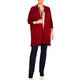 Marina Rinaldi Wool Blend Wrap Cardigan Red