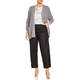 Persona by Marina Rinaldi Tweed Trouser Grey