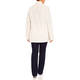 Marina Rinaldi Wool Mix Beaded Cardigan Ivory