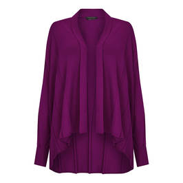 MARINA RINALDI CARDIGAN MAGENTA  - Plus Size Collection