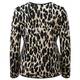 Marina Rinaldi ANIMAL JACQUARD CARDIGAN