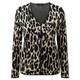 Marina Rinaldi ANIMAL JACQUARD CARDIGAN