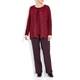 MARINA RINALDI longline crimson lace CARDIGAN