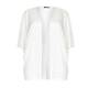 Marina Rinaldi white oversized linen mix CARDIGAN