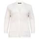 Marina Rinaldi Embellished Cotton Cardigan White