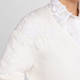 Marina Rinaldi Embellished Cotton Cardigan White