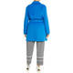 Marina Rinaldi Double-Face Wool Coat Cornflower Blue