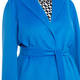 Marina Rinaldi Double-Face Wool Coat Cornflower Blue