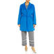 Marina Rinaldi Double-Face Wool Coat Cornflower Blue