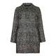 Marina Rinaldi Black Check Coat 