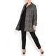 Marina Rinaldi Black Check Coat 