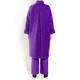 MARINA RINALDI BOUCLE JERSEY COAT PURPLE